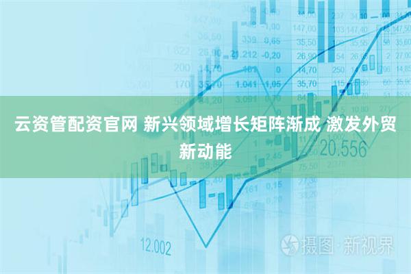 云资管配资官网 新兴领域增长矩阵渐成 激发外贸新动能
