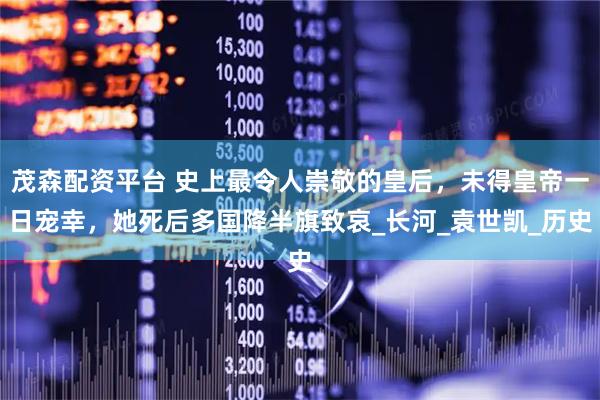 茂森配资平台 史上最令人崇敬的皇后，未得皇帝一日宠幸，她死后多国降半旗致哀_长河_袁世凯_历史